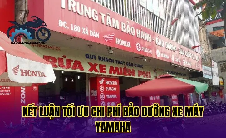 kết luận tối ưu chi phí bảo dưỡng xe máy Yamaha