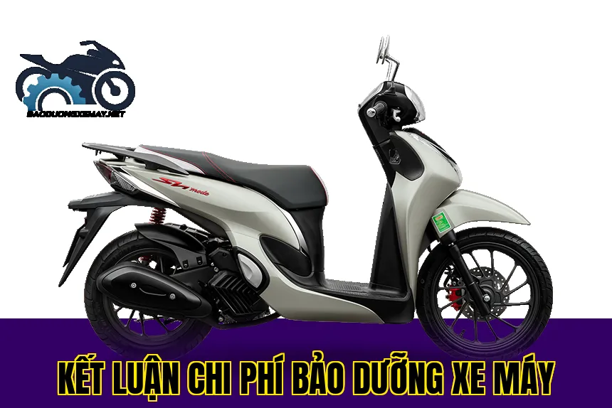 kết luận chi phí bảo dưỡng xe máy
