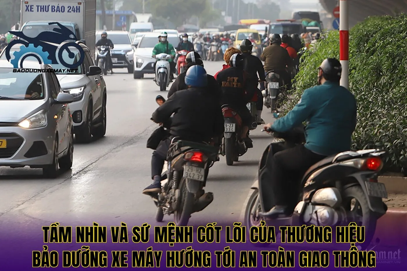 tầm nhìn và sứ mệnh cốt lõi của thương hiệu bảo dưỡng xe máy hướng tới an toàn giao thông