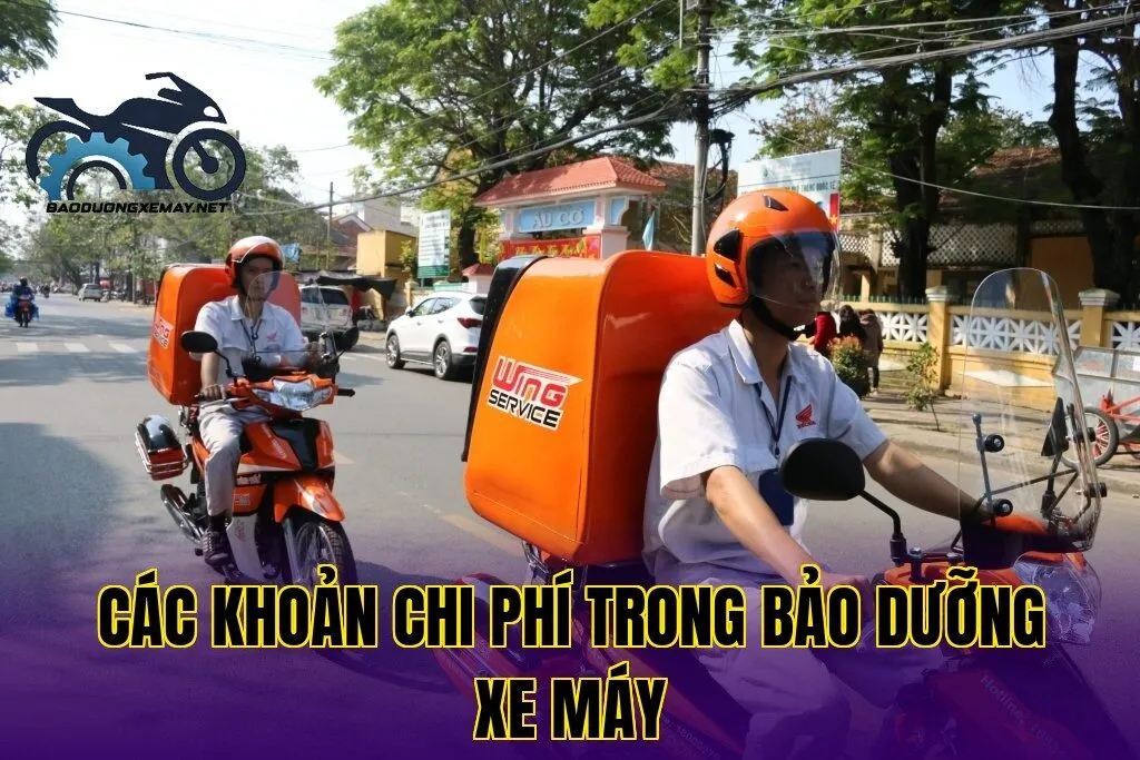 các khoản chi phí trong bảo dưỡng xe máy