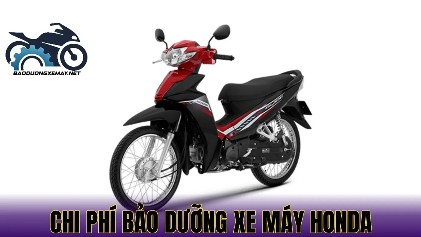 chi phí bảo dưỡng xe máy Honda