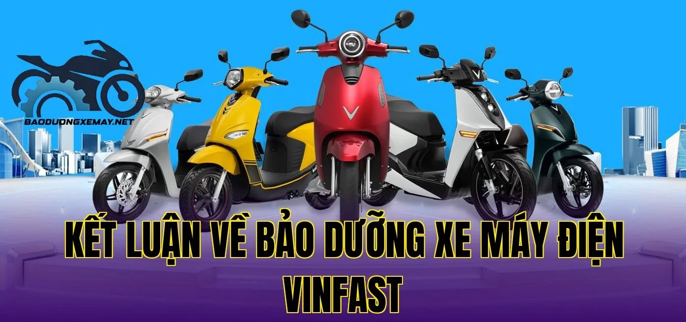 kết luận về bảo dưỡng xe máy điện VinFast