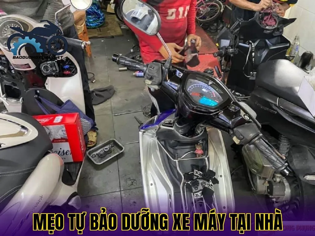 mẹo tự bảo dưỡng xe máy tại nhà