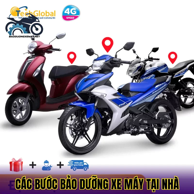 các bước bảo dưỡng xe máy tại nhà