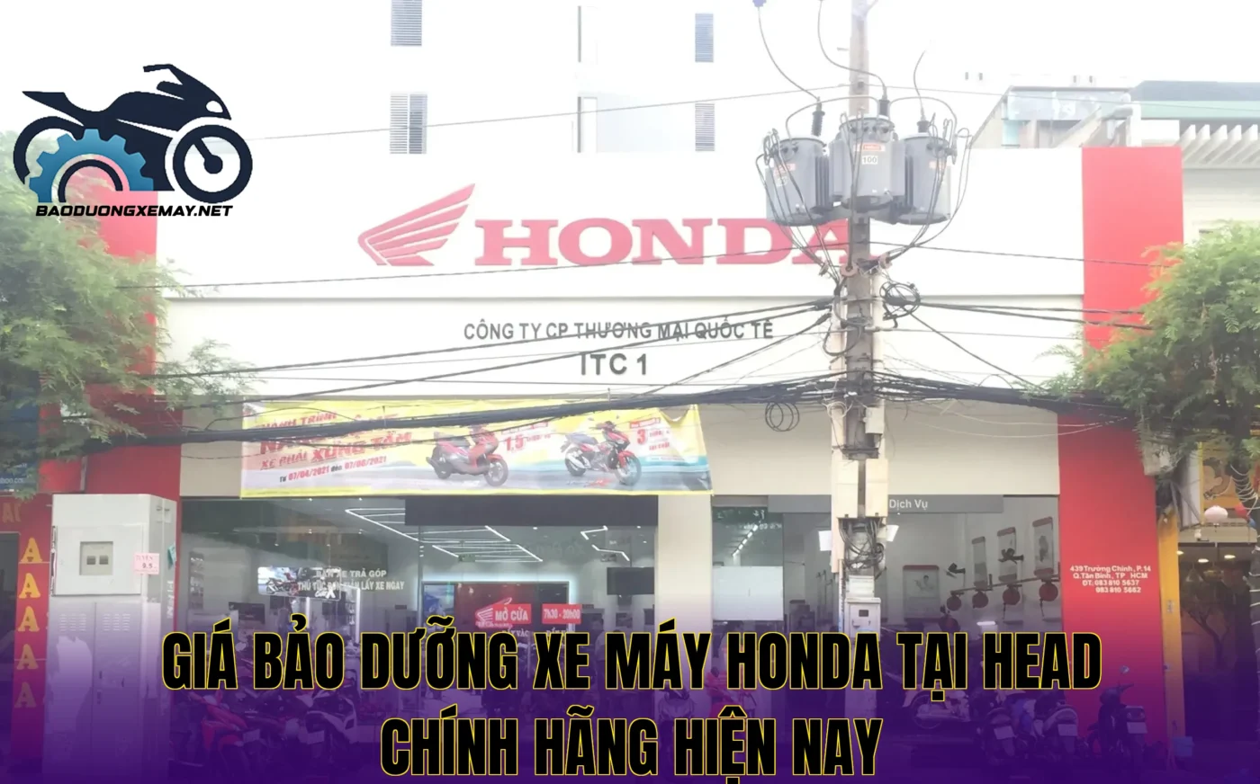 giá bảo dưỡng xe máy Honda tại HEAD chính hãng hiện nay
