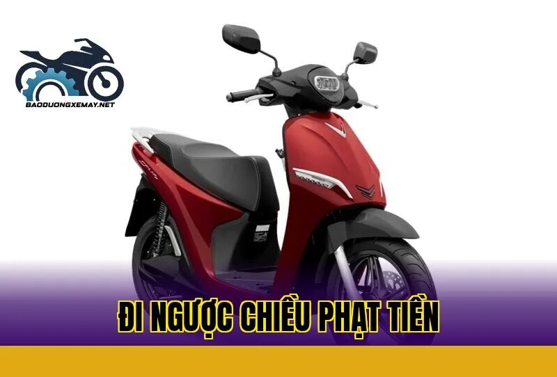 Đi ngược chiều phạt tiền