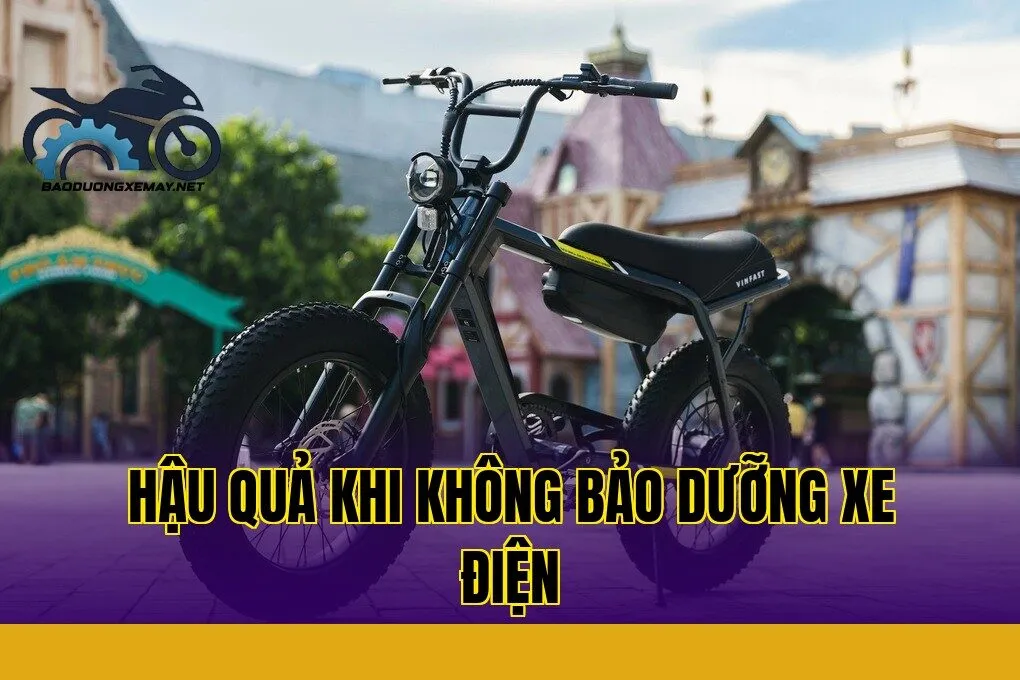Hậu quả khi không bảo dưỡng xe điện