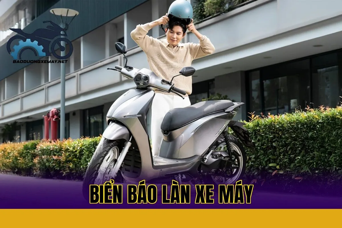 Biển báo làn xe máy