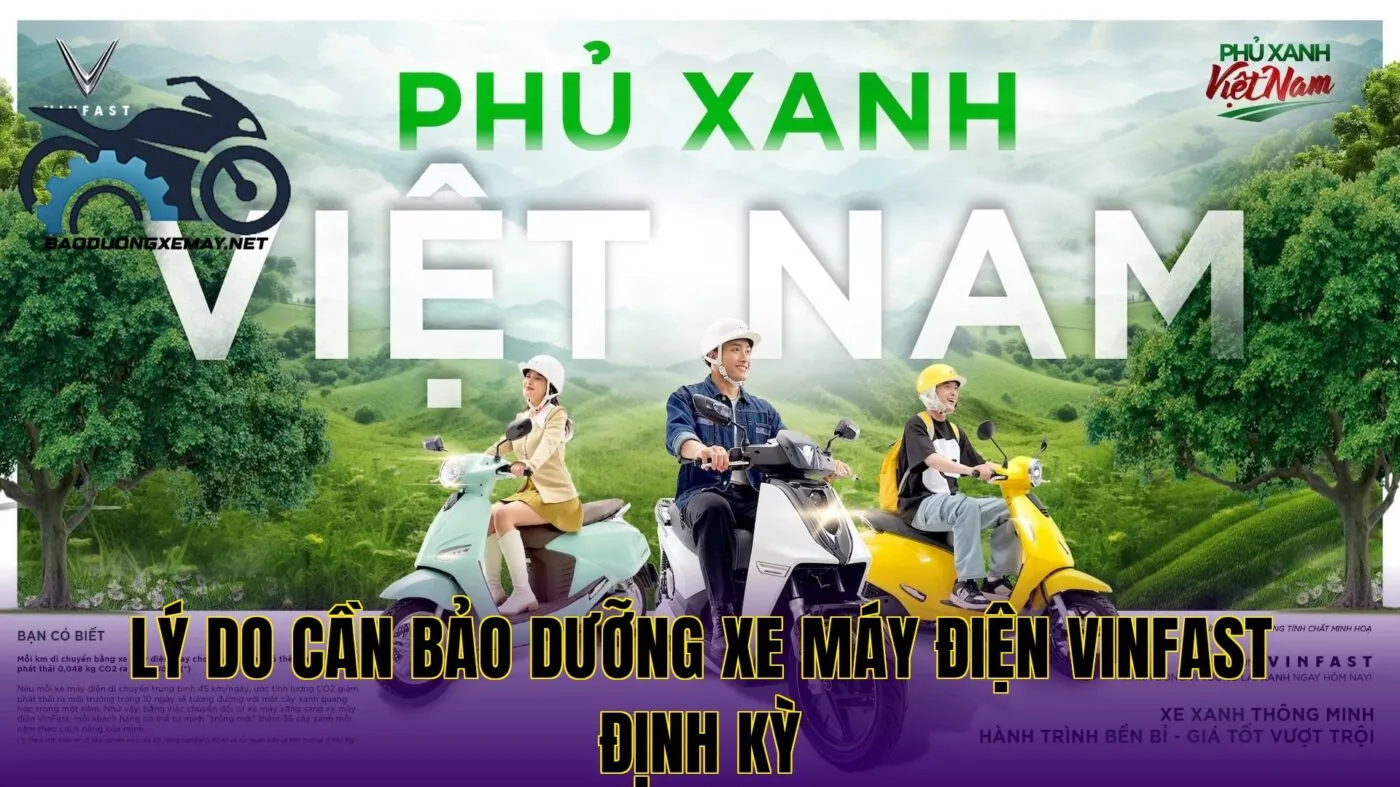 lý do cần bảo dưỡng xe máy điện VinFast định kỳ