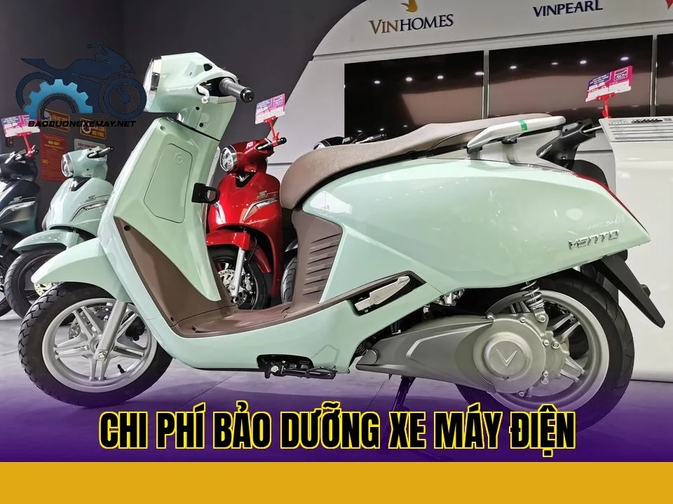 Chi phí bảo dưỡng xe máy điện
