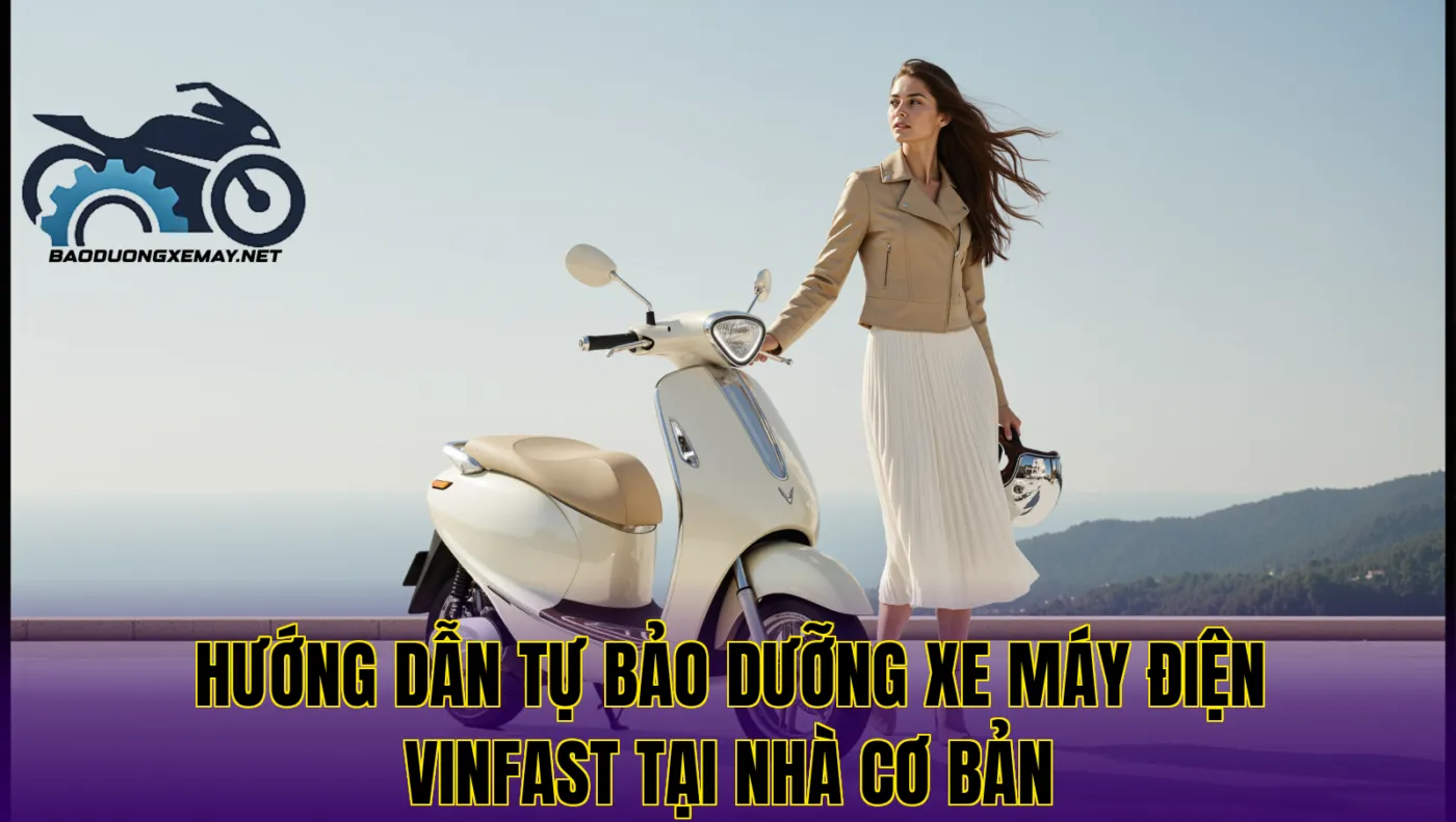hướng dẫn tự bảo dưỡng xe máy điện VinFast tại nhà cơ bản