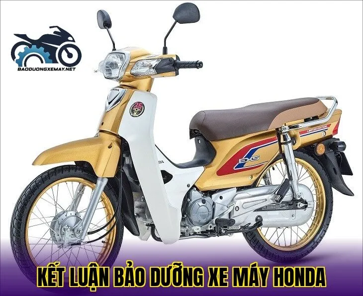 kết luận bảo dưỡng xe máy Honda