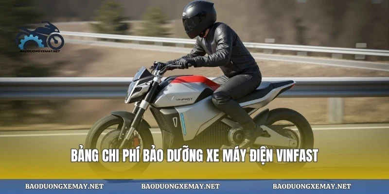 Bảng chi phí bảo dưỡng xe máy điện vinfast