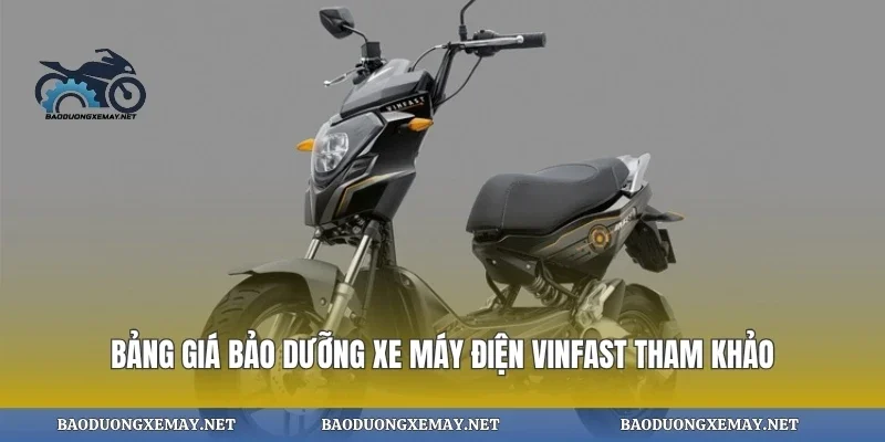 Bảng giá bảo dưỡng xe máy điện vinfast tham khảo