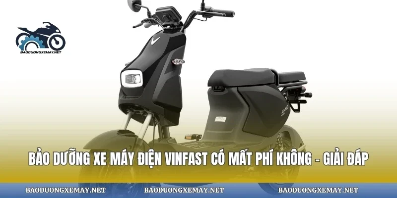 Bảo dưỡng xe máy điện vinfast có mất phí không – giải đáp