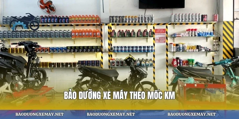 Bảo dưỡng xe máy theo mốc km