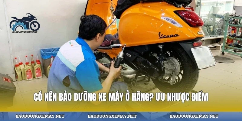 Có Nên Bảo Dưỡng Xe Máy Ở Hãng? Ưu Nhược Điểm
