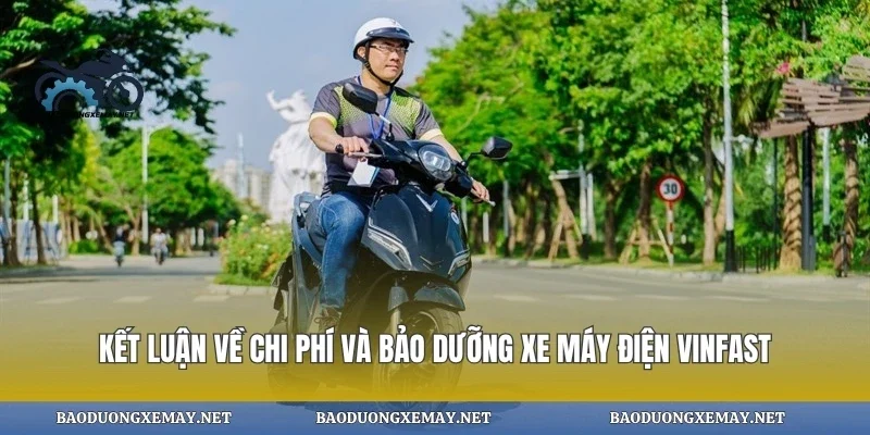 Kết luận về chi phí và bảo dưỡng xe máy điện vinfast