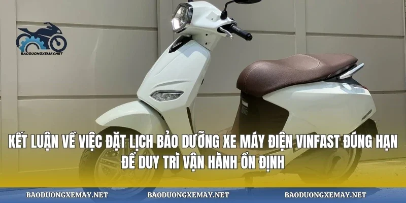Kết luận về việc đặt lịch bảo dưỡng xe máy điện vinfast đúng hạn để duy trì vận hành ổn định