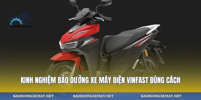 Kinh nghiệm bảo dưỡng xe máy điện vinfast đúng cách