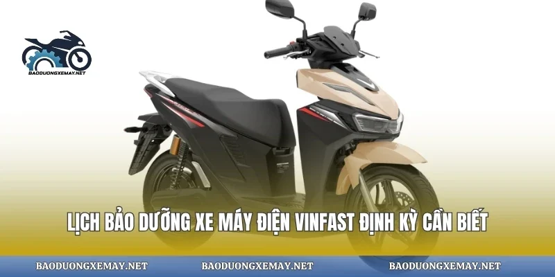 Lịch bảo dưỡng xe máy điện vinfast định kỳ cần biết
