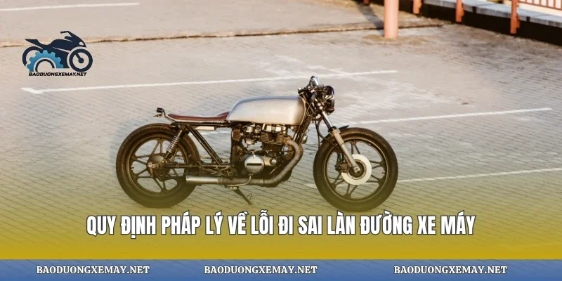 Quy định pháp lý về lỗi đi sai làn đường xe máy