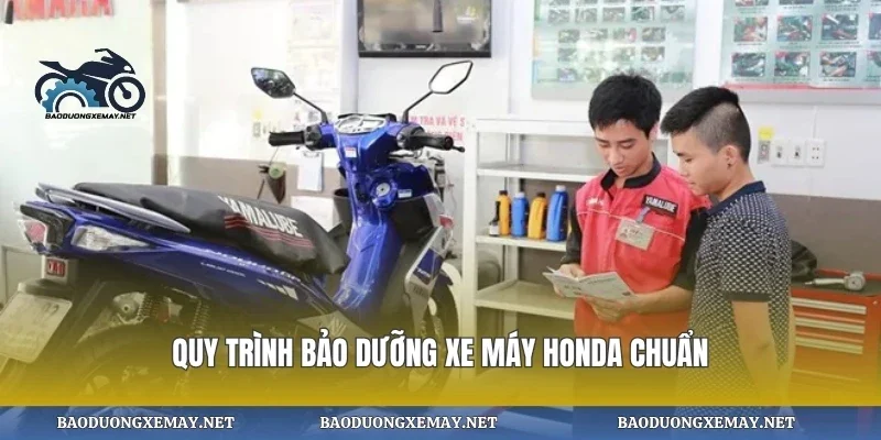 Quy trình bảo dưỡng xe máy honda chuẩn