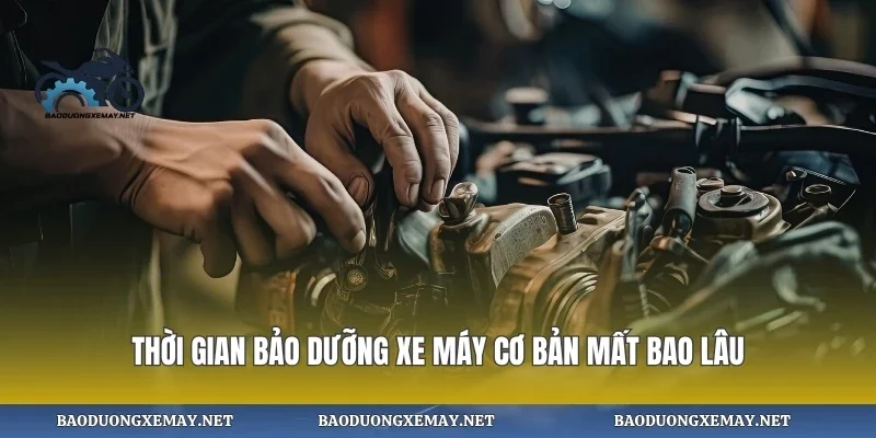 Thời gian bảo dưỡng xe máy cơ bản mất bao lâu