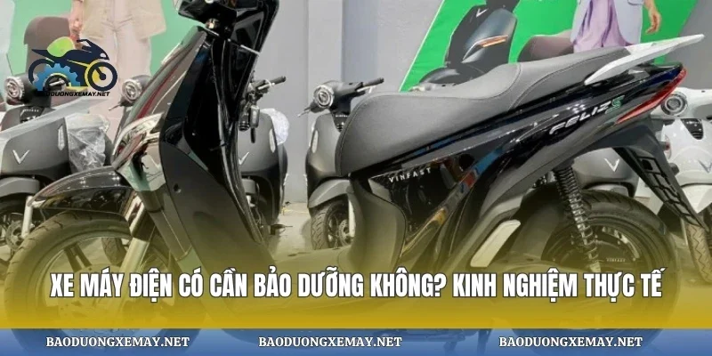 Xe máy điện có cần bảo dưỡng không? kinh nghiệm thực tế
